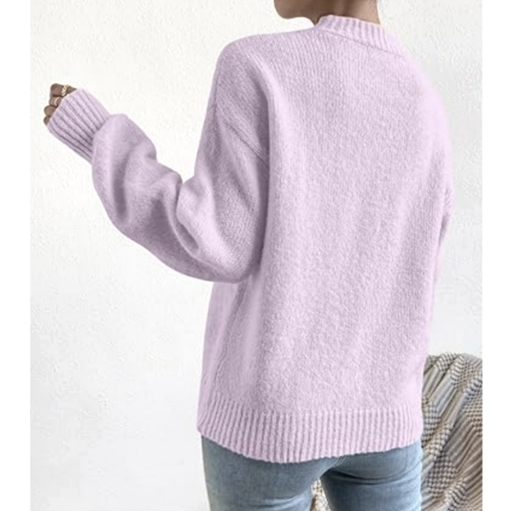 Avail Soft Lilac Purple  Sweater Large